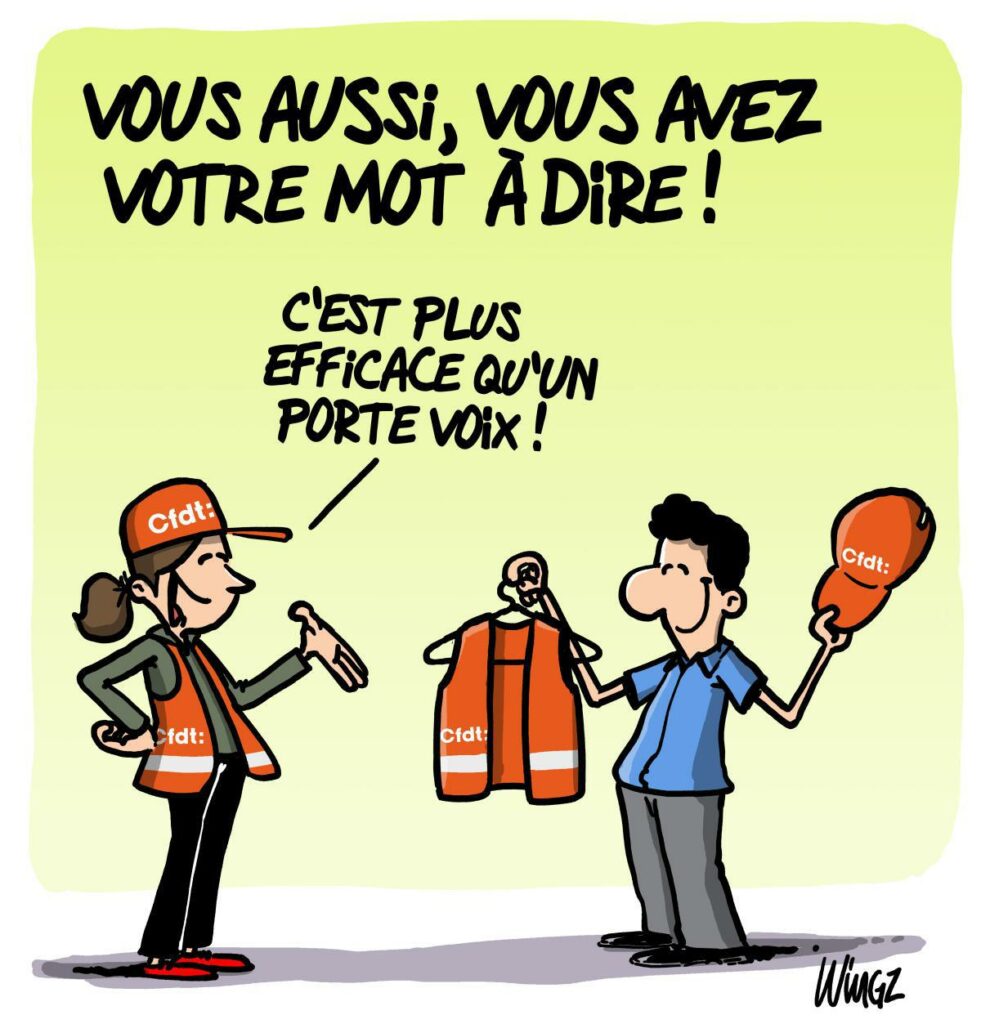 Vous aussi vous avez votre mot à dire. C'est plus efficace qu'un porte voix